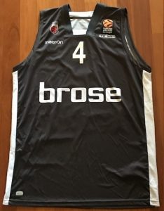 Brose Bamberg 2016 -17 euroleague alternate jersey