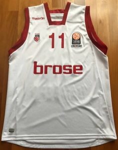 Brose Bamberg 2015 -16 Home jersey