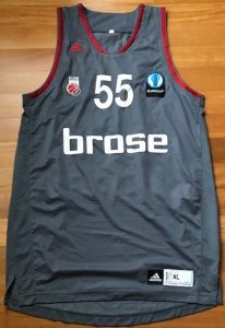 Brose Bamberg 2014 -15 alternate jersey