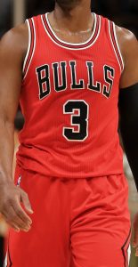 Chicago Bulls 2016 -17 road jersey