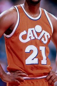 Cleveland Cavaliers 1983 -84 away jersey