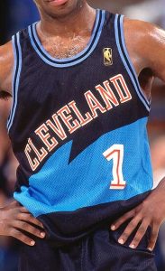 Cleveland Cavs 1997 -98 road jersey