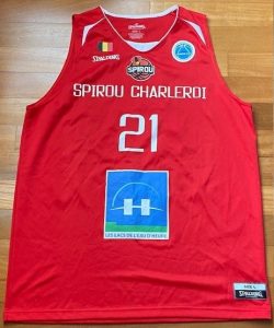 Spirou Charleroi 2017 -18 home jersey