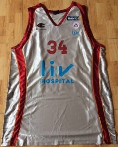 Galatasaray 2013 -14 alternate silver jersey