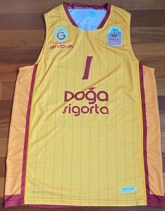 Galatasaray 2019 -20 alternate yellow jersey