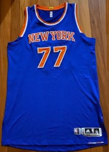 New York Knicks 2013 -14 road jersey