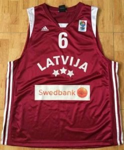 Latvia 2008 -09 away jersey