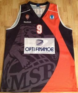 Le Mans Sarthe Basket 2010 -11 away jersey