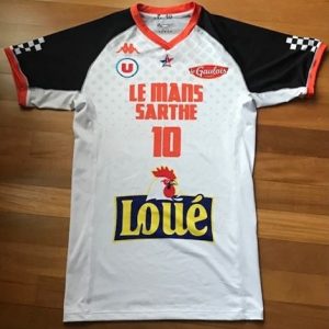 Le Mans Sarthe 2018 -19 alternate short sleeve white jersey