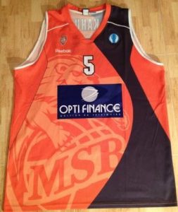 Le Mans Sarthe Basket 2010 -11 Home jersey