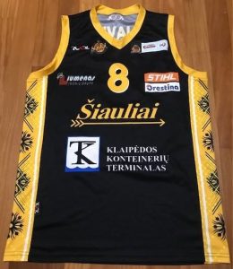 Šiauliai 2015 -16 away jersey