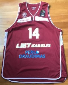 Lietkabelis 2017 -18 Home jersey