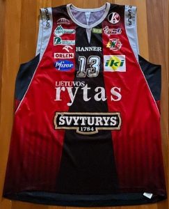 Lietuvos rytas 2007 -08 Home jersey
