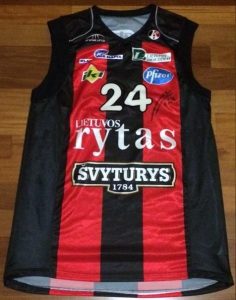 Lietuvos rytas 2005 -06 Home jersey