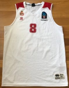 AS Monaco Basket 2018 -19 Home jersey