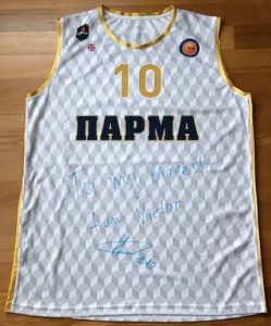 Parma Basket 2016 -17 away jersey