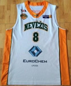 Nevėžis Kėdainiai 2013 -14 away jersey