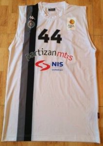 Partizan Belgrade 2012 -13 Home jersey