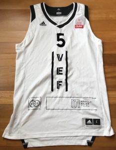 VEF Riga 2018 -19 away jersey