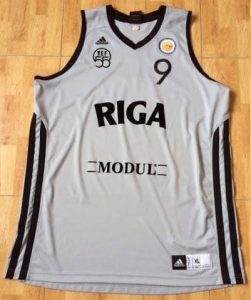 VEF Riga 2013 -14 grey jersey 55th anniversary