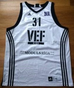 VEF Riga 2009 -10 away jersey