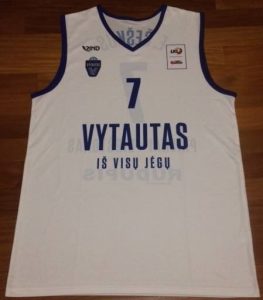 Vytautas Prienai 2015 -16 away jersey