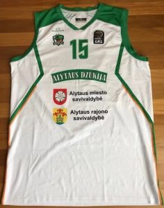 Dzūkija Alytaus 2017 -18 away jersey