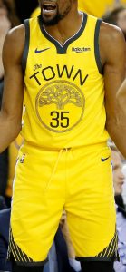 Golden State Warriors 2018 -19 earned jersey