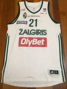 Žalgiris Kaunas 2015 -16 away jersey