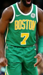 Boston Celtics 2019 -20 city edition earned jersey