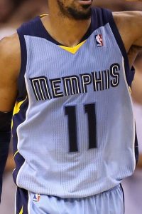 Memphis Grizzlies 2013 -14 alternate jersey