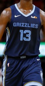 Memphis Grizzlies 2019 -20 icon jersey