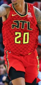 Atlanta Hawks 2018 -19 away jersey