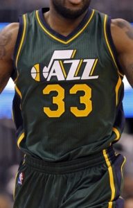 Utah Jazz 2014 -15 alternate jersey