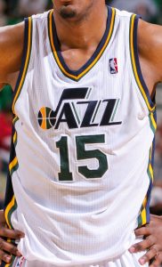 Utah Jazz 2014 -15 Home jersey