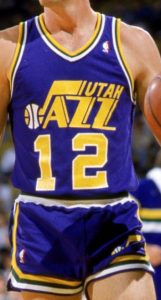 Utah Jazz 1986-87 road jersey