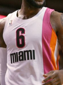 Miami Heat 2011 -12 floridians throwback jersey