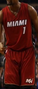 Miami Heat 2014 -15 away jersey