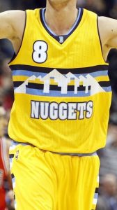 Denver Nuggets 2016 -17 statement jersey