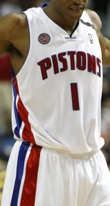 Detroit Pistons 2007 -08 Home kit