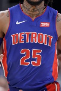 Detroit Pistons 2019 -20 icon jersey