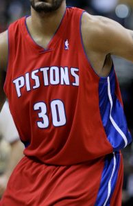 Detroit Pistons 2003 -04 alternate jersey