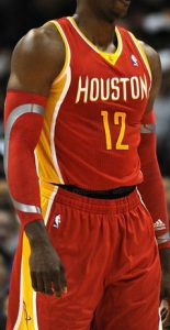 Houston Rockets 2013 -14 road jersey