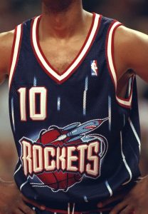 Houston Rockets 1996 -97 road jersey