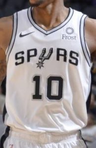 San Antonio Spurs 2018 -19 association jersey