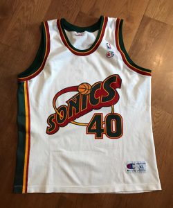 Seattle Supersonics 1995 -96 Home kit