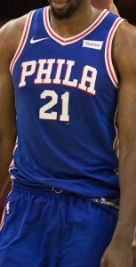 Philadelphia 76ers 2019 -20 icon jersey