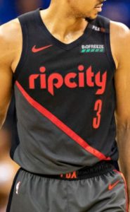 Portland Trail Blazers 2018 -19 city jersey