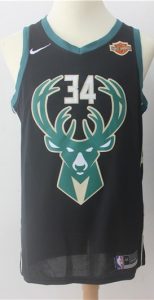 Milwaukee Bucks 2017 -18 statement jersey