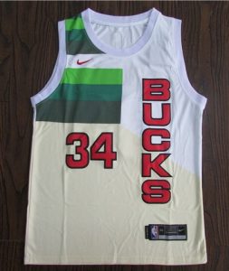 Milwaukee Bucks 2018 -19 earned jersey